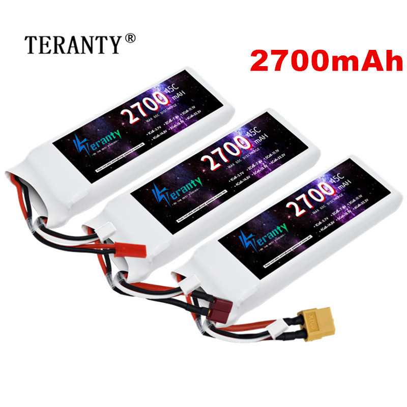 Rc Hobby Vehicles - 1/3PCS 2S 7.4V Lipo Battery 2700mAh