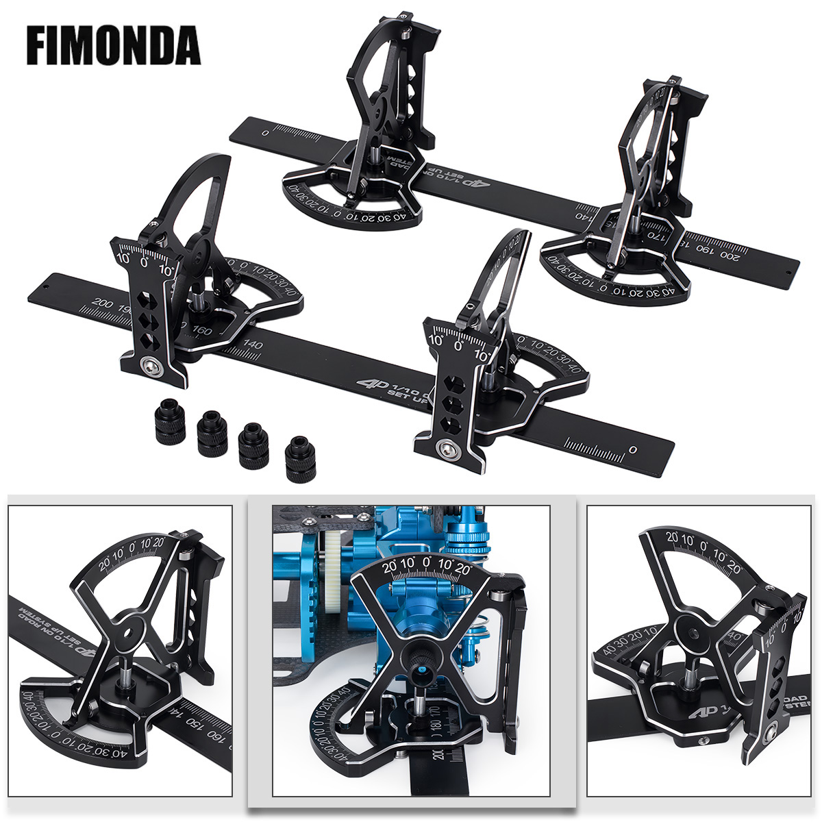 Rc Hobby Shops - 1/10 On Road Aluminum 4D SET-UP