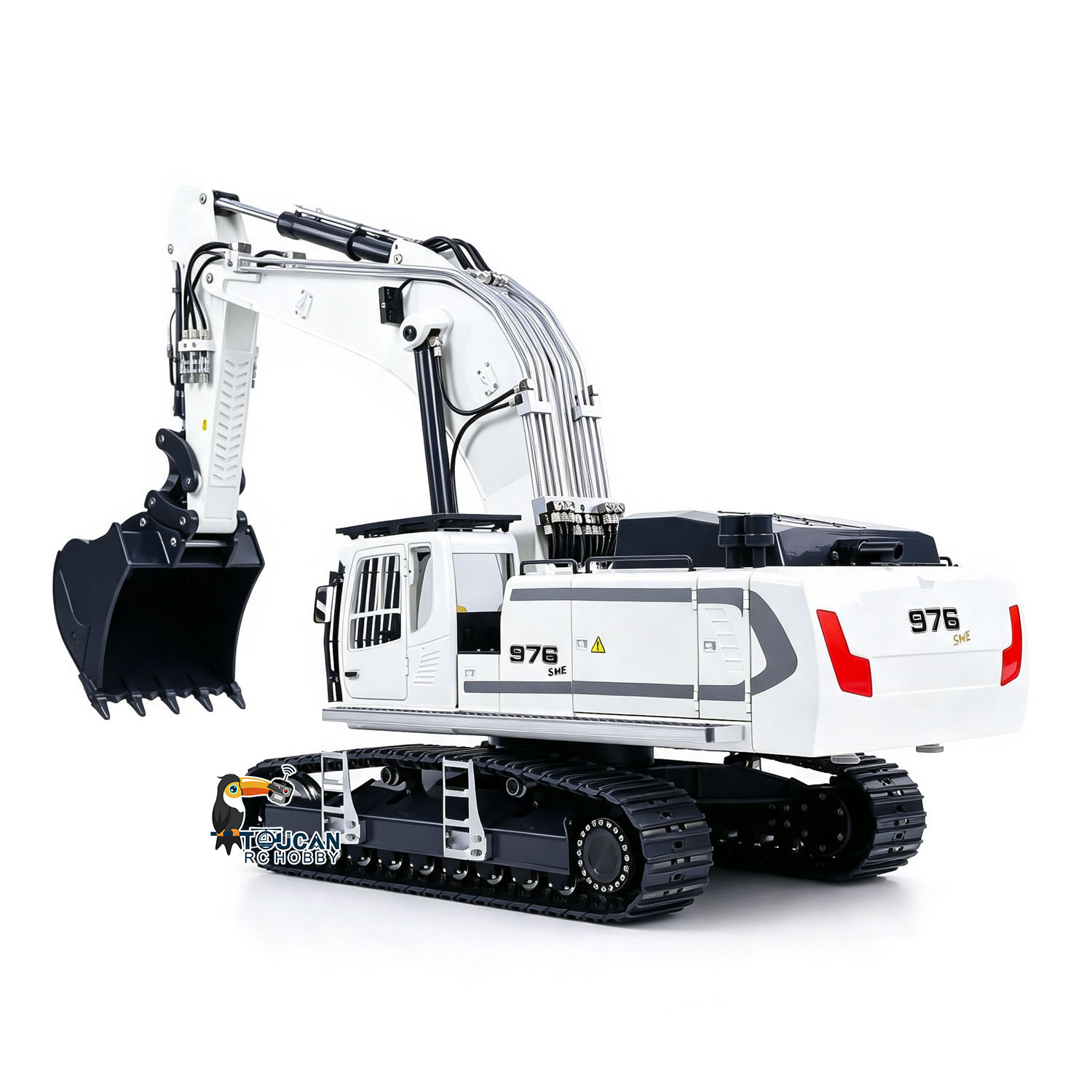 Rc Excavator Hydraulic - RTR 1/12 Metal LR976 Hydraulic RC