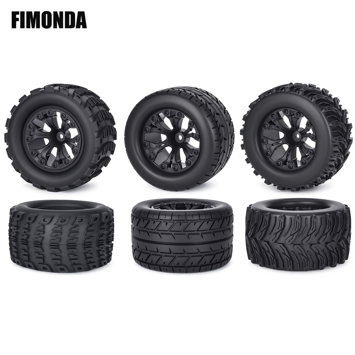 Rc Tire Foam Insert - 4PCS 1/10 RC Monster Truck Tire