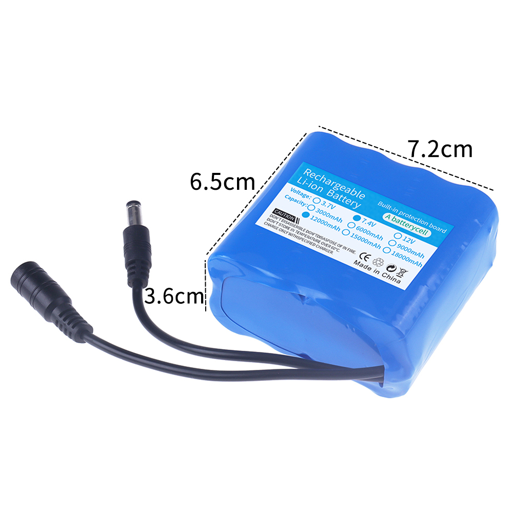 2S4P 18650 Lithium Battery 7.4 - Rc Hobby Light ulasan dan harga