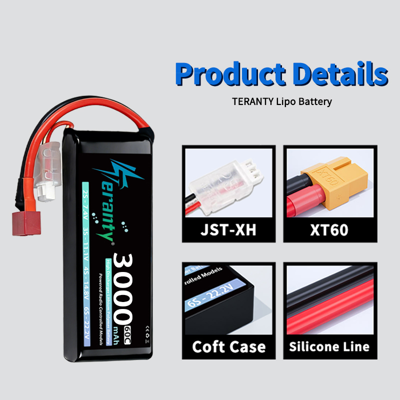 TERANTY 2S 3000mAh Lipo Batter - Rc Hobby Vehicles ulasan dan harga