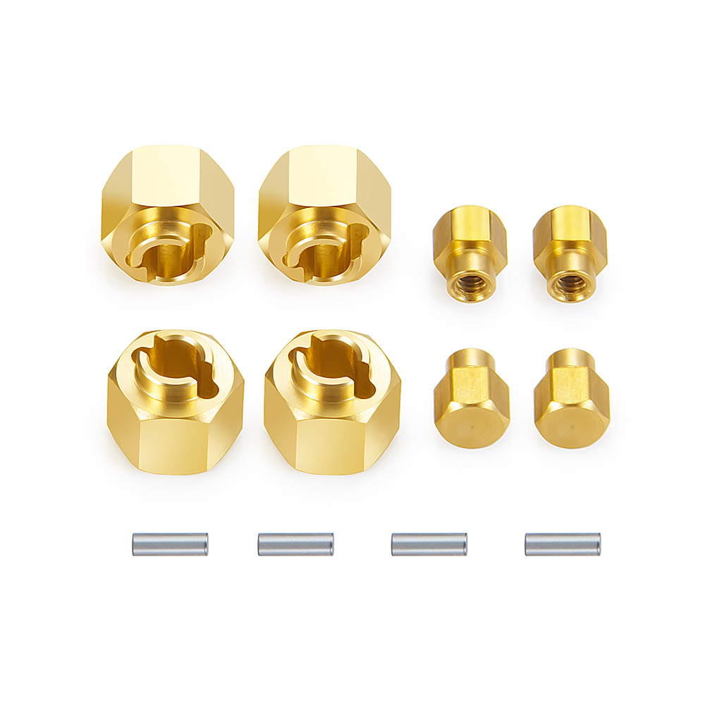 AXSPEED 4PCS Brass Wheel Hex A - Wheel Hex Adapter ulasan dan harga