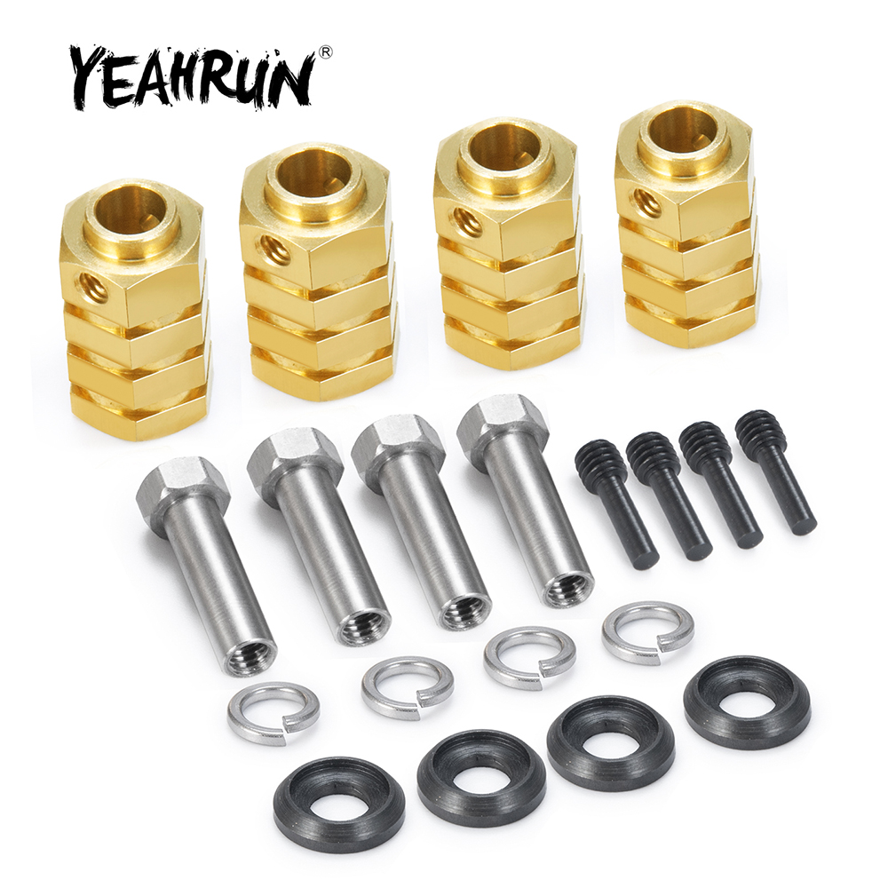 YEAHRUN 4pcs 15/20mm Heavy Dut - Wheel Hex Adapter ulasan dan harga