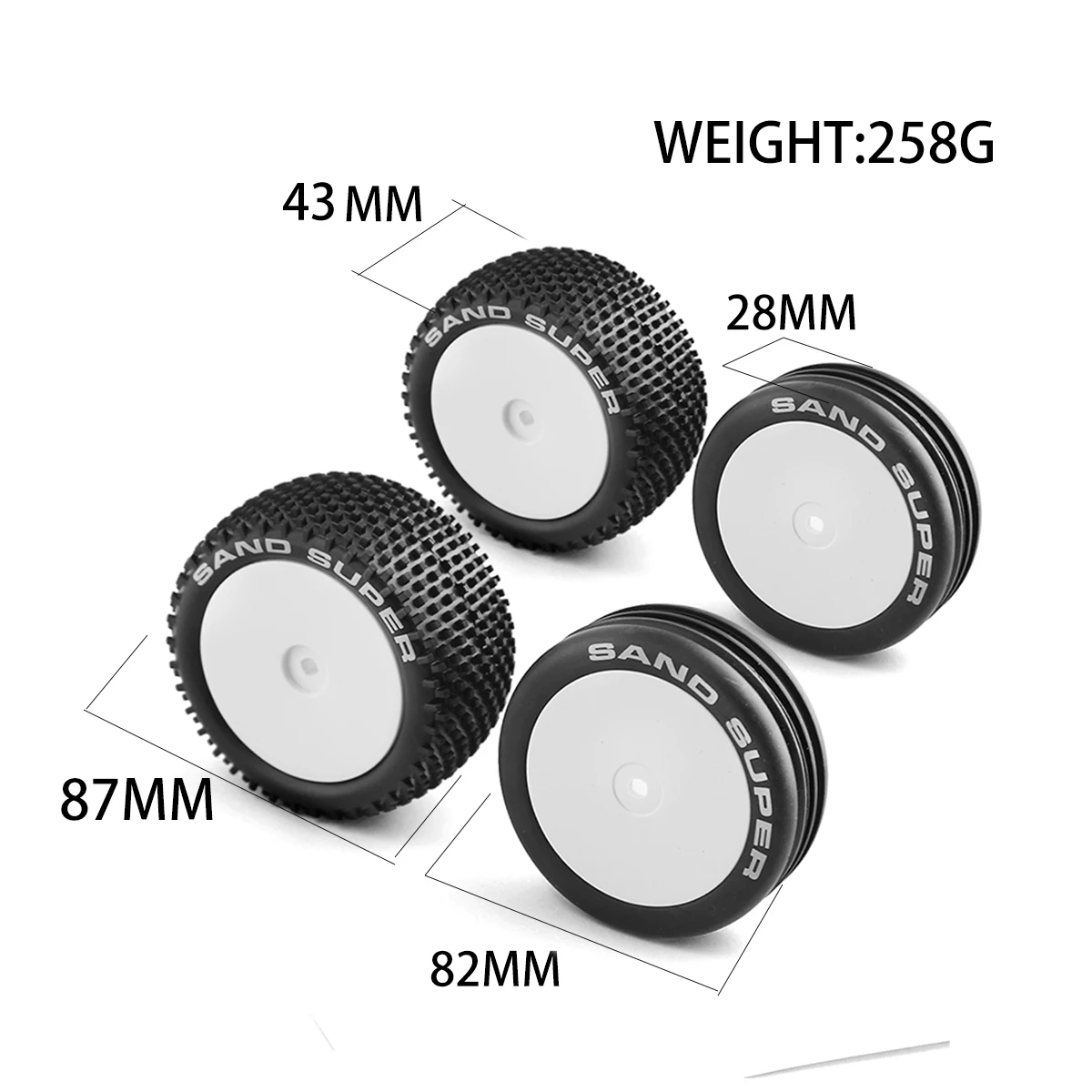 82&87mm 1/10 2WD RC Off-Road B - Rc Tire Foam Insert ulasan dan harga