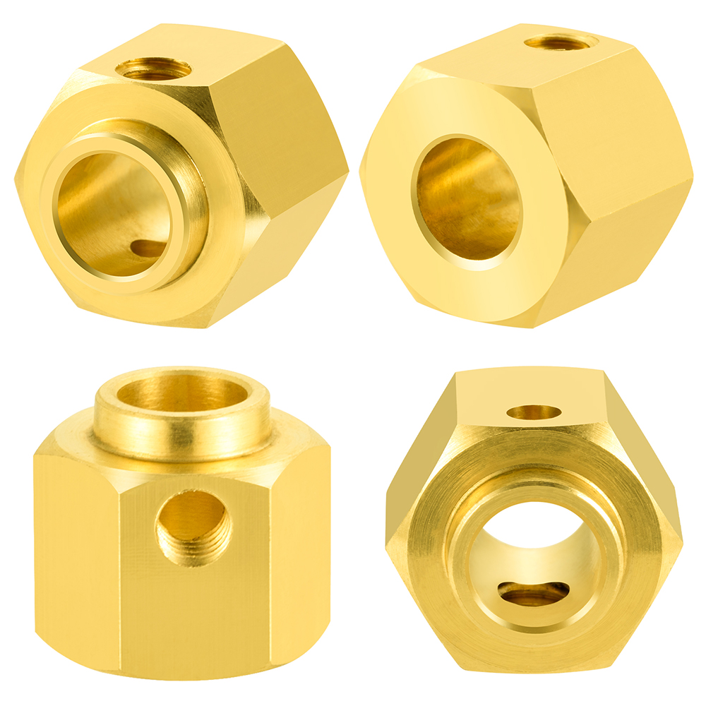 YEAHRUN 4PCS Brass 12MM Wheel  - Wheel Hex Adapter ulasan dan harga