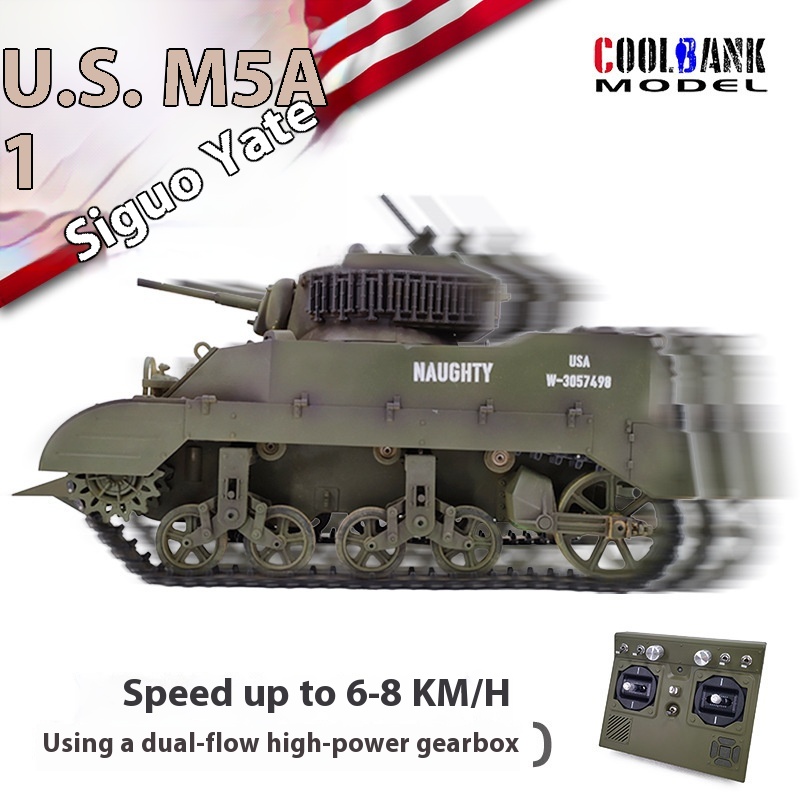 1:16 Rc Tank Usa Stuart M5a1 L - Rc Hobby Light ulasan dan harga