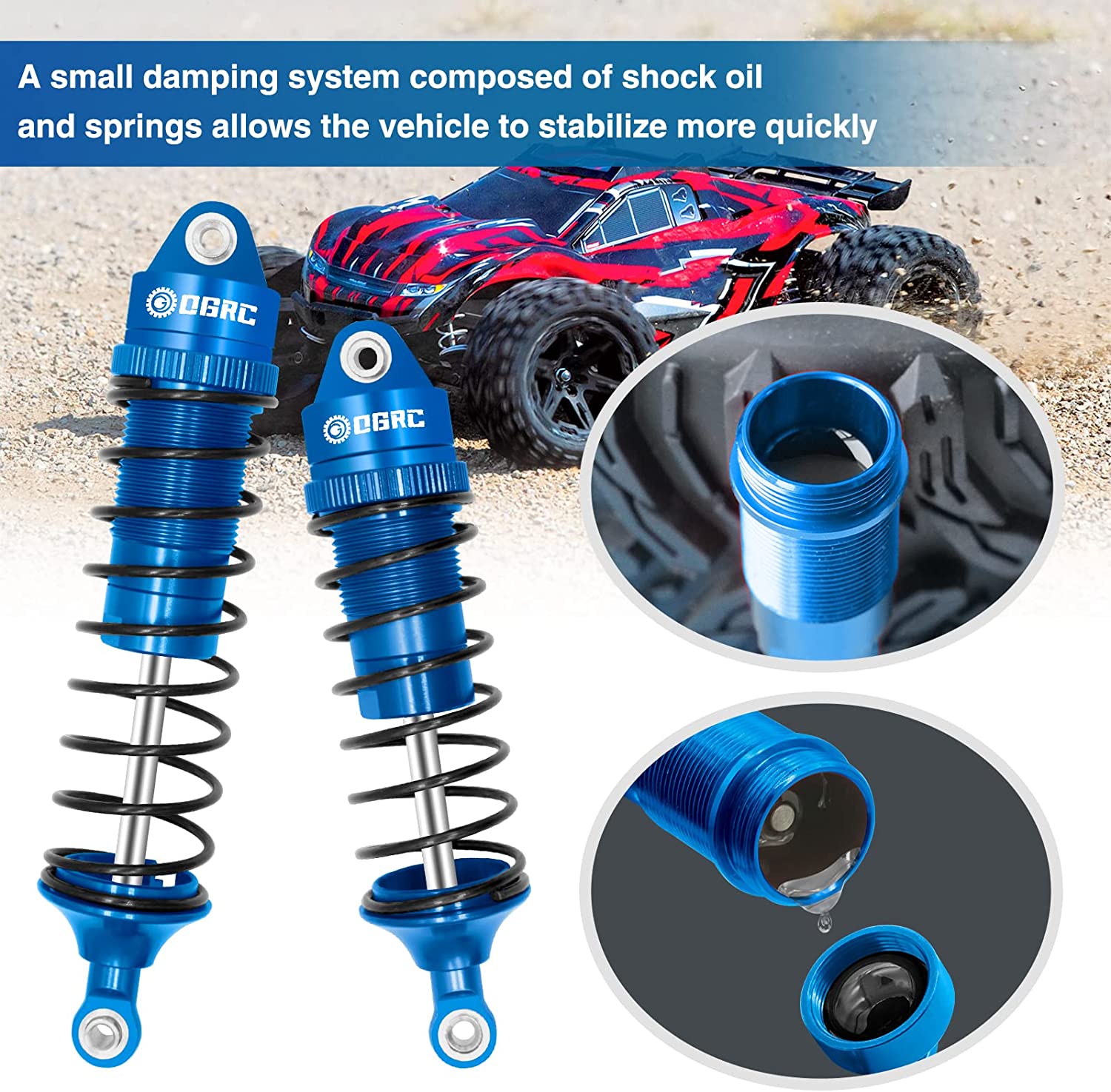 Esilun RC Oil Shock Absorber D - Wheel Hex Adapter ulasan dan harga