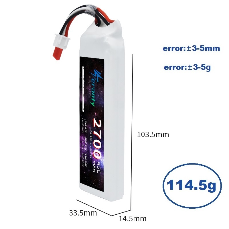 1/3PCS 2S 7.4V Lipo Battery 27 - Rc Hobby Vehicles ulasan dan harga