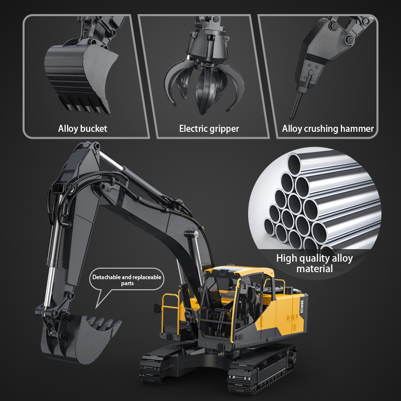 Double E E598  EC160E 1:16 E59 - Rc Excavator Hydraulic ulasan dan harga