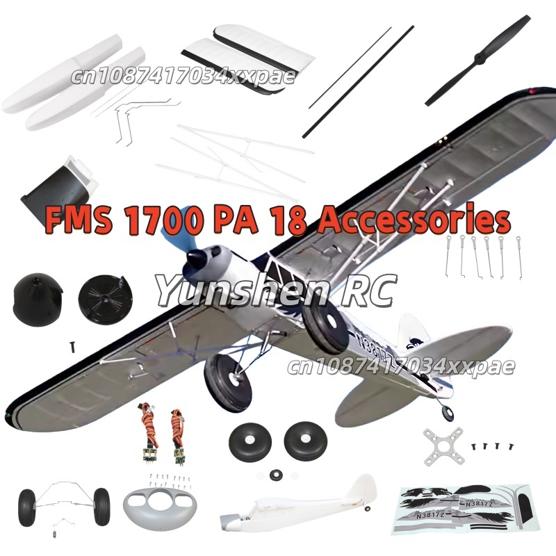 FMS RC Plane Decals For 1700mm - Rc Hobby Vehicles ulasan dan harga