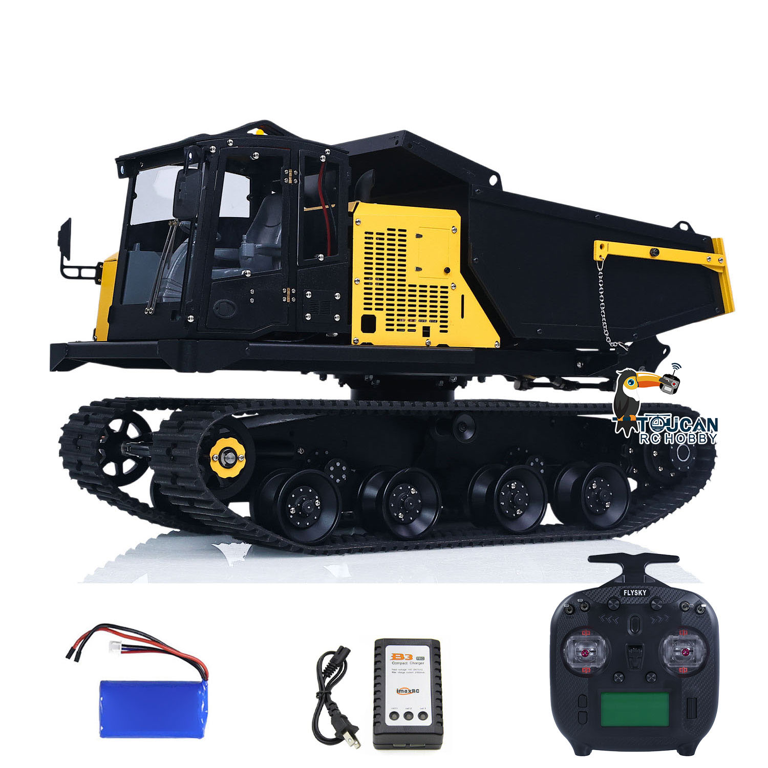 WKLC 1/14 Metal Hydraulic RC D - Rc Hobby Light ulasan dan harga
