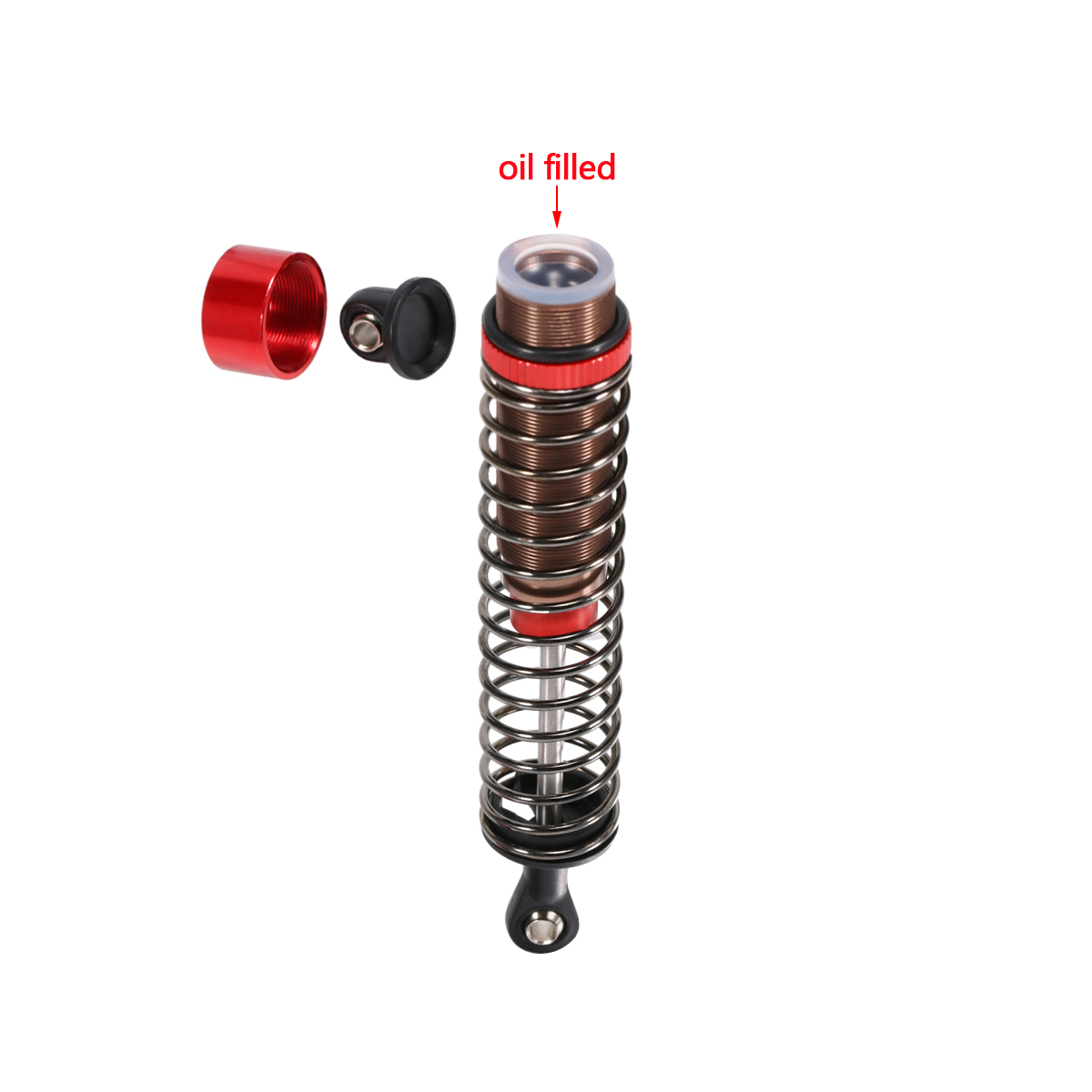 4Pcs Adjustable Oil Filled Sho - Rc Hobby Drift Car ulasan dan harga