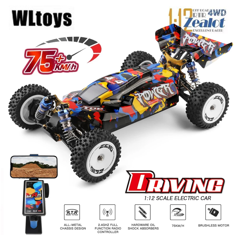 WLtoys 124017 124007 75KM/H  R - Rc Hobby Drift Car ulasan dan harga