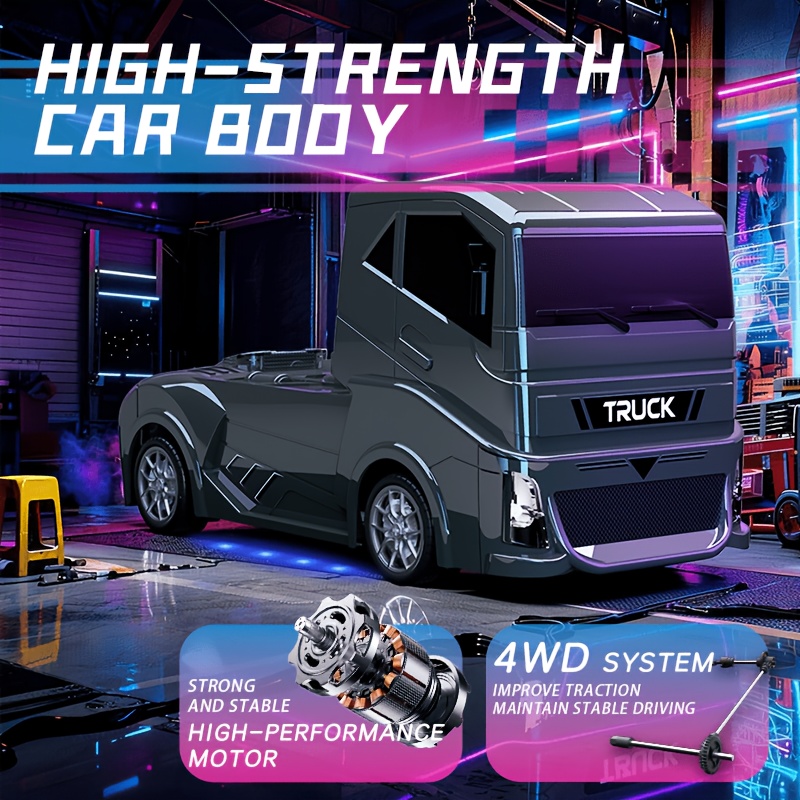 1:24 4WD RC Drift Truck with L - Rc Hobby Drift Car ulasan dan harga