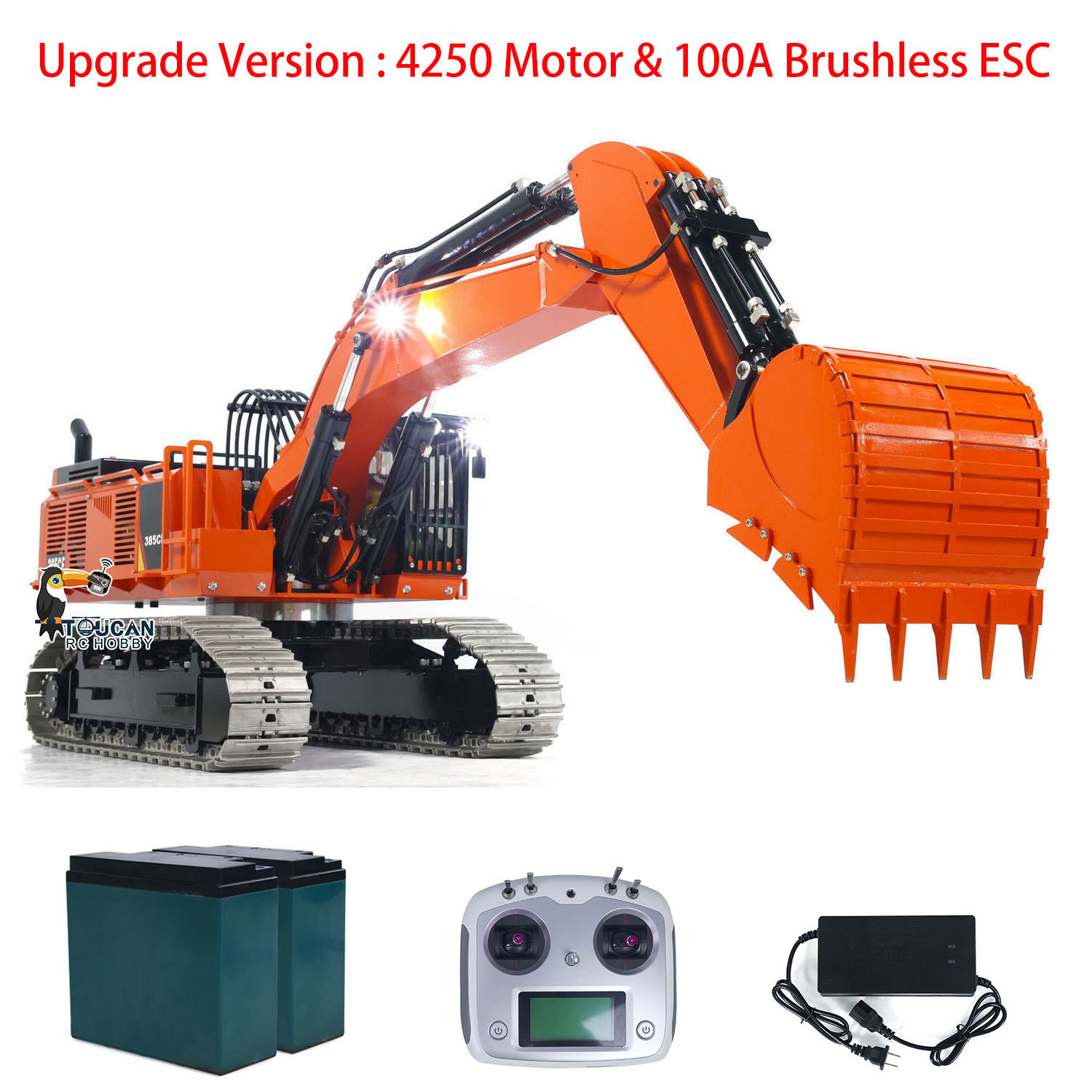1/8 RC Hydraulic Excavator 385 - Rc Excavator Hydraulic ulasan dan harga