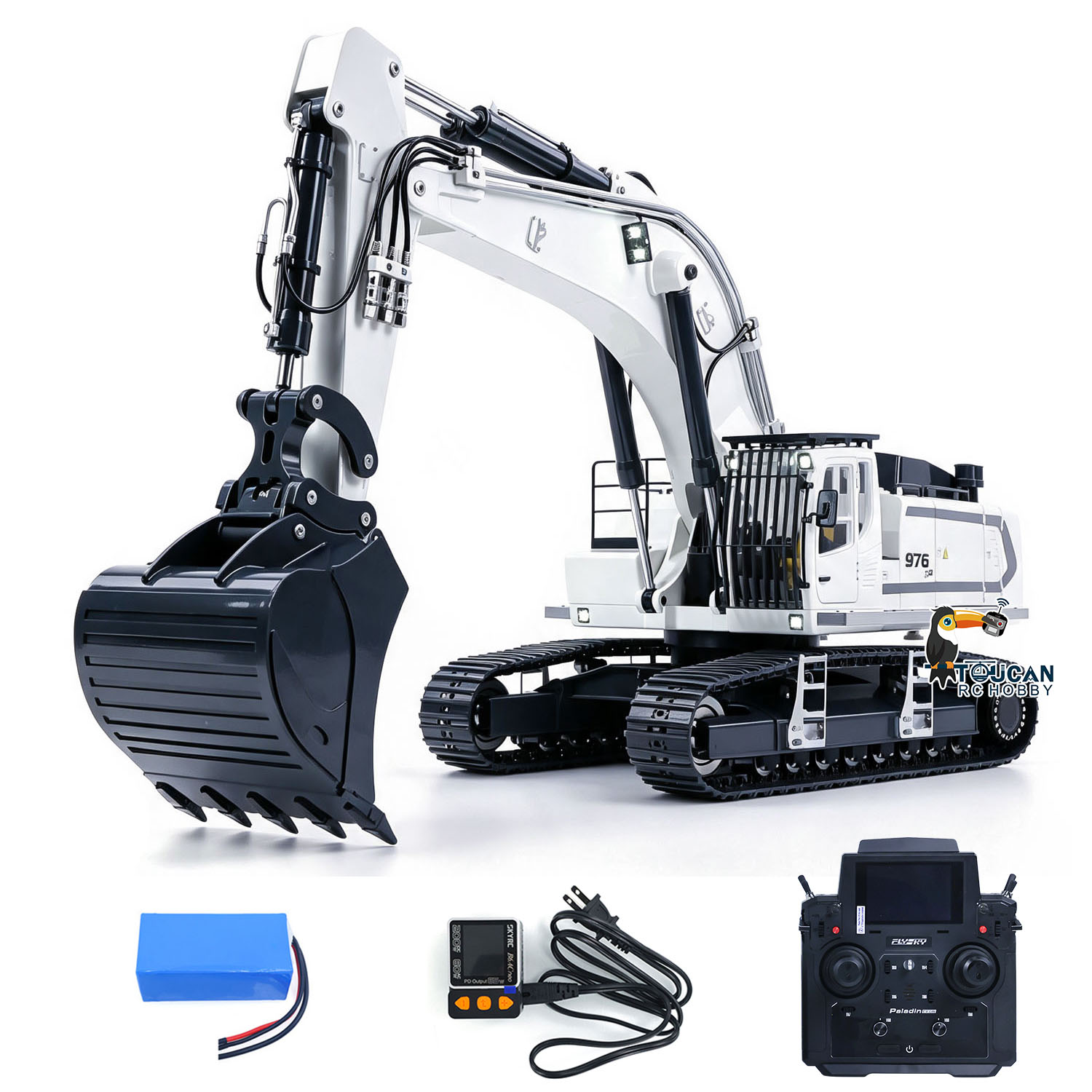RTR 1/12 Metal LR976 Hydraulic - Rc Excavator Hydraulic ulasan dan harga