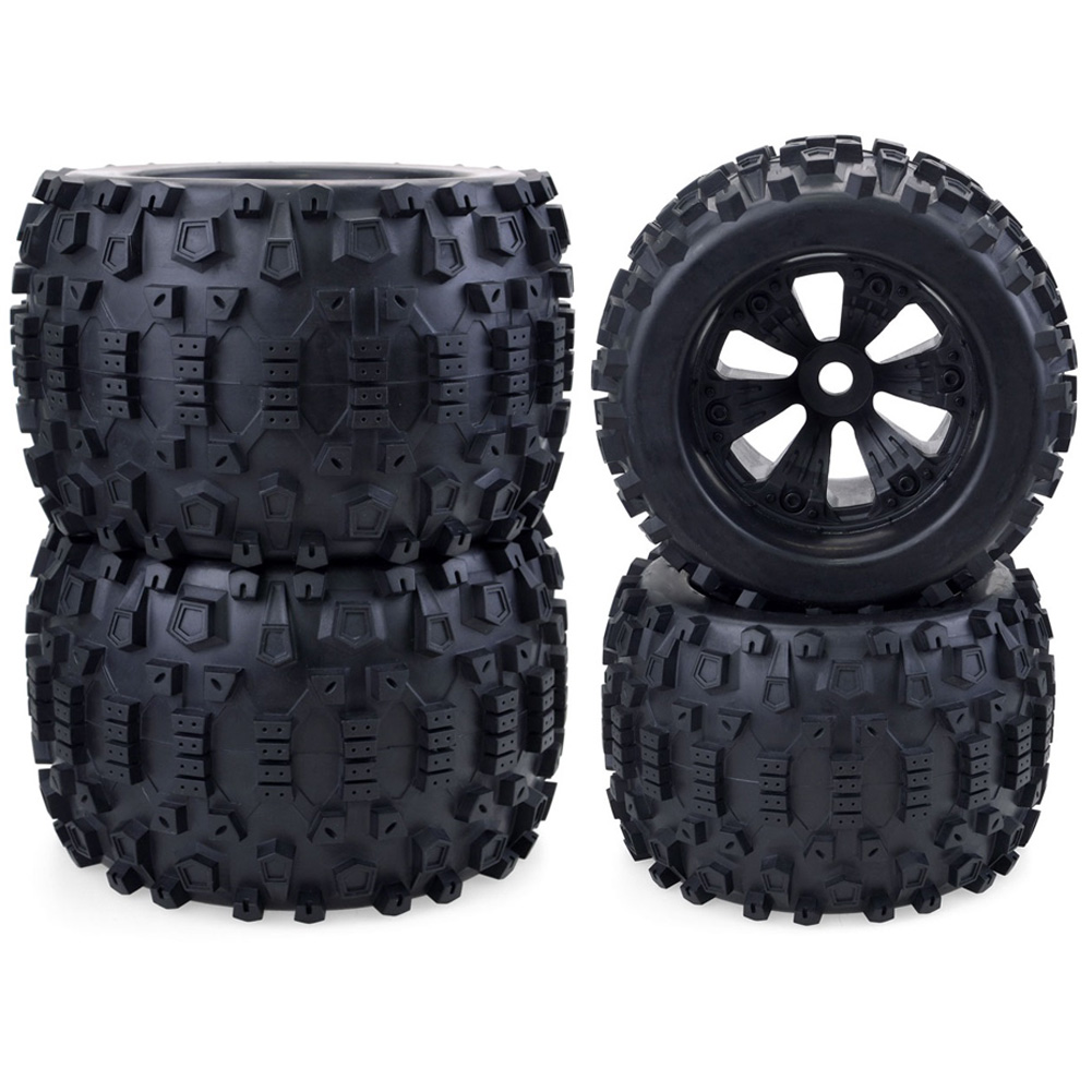 4PCS 1/8 Wheels Tires 170mm 16 - Rc Tire Foam Insert ulasan dan harga