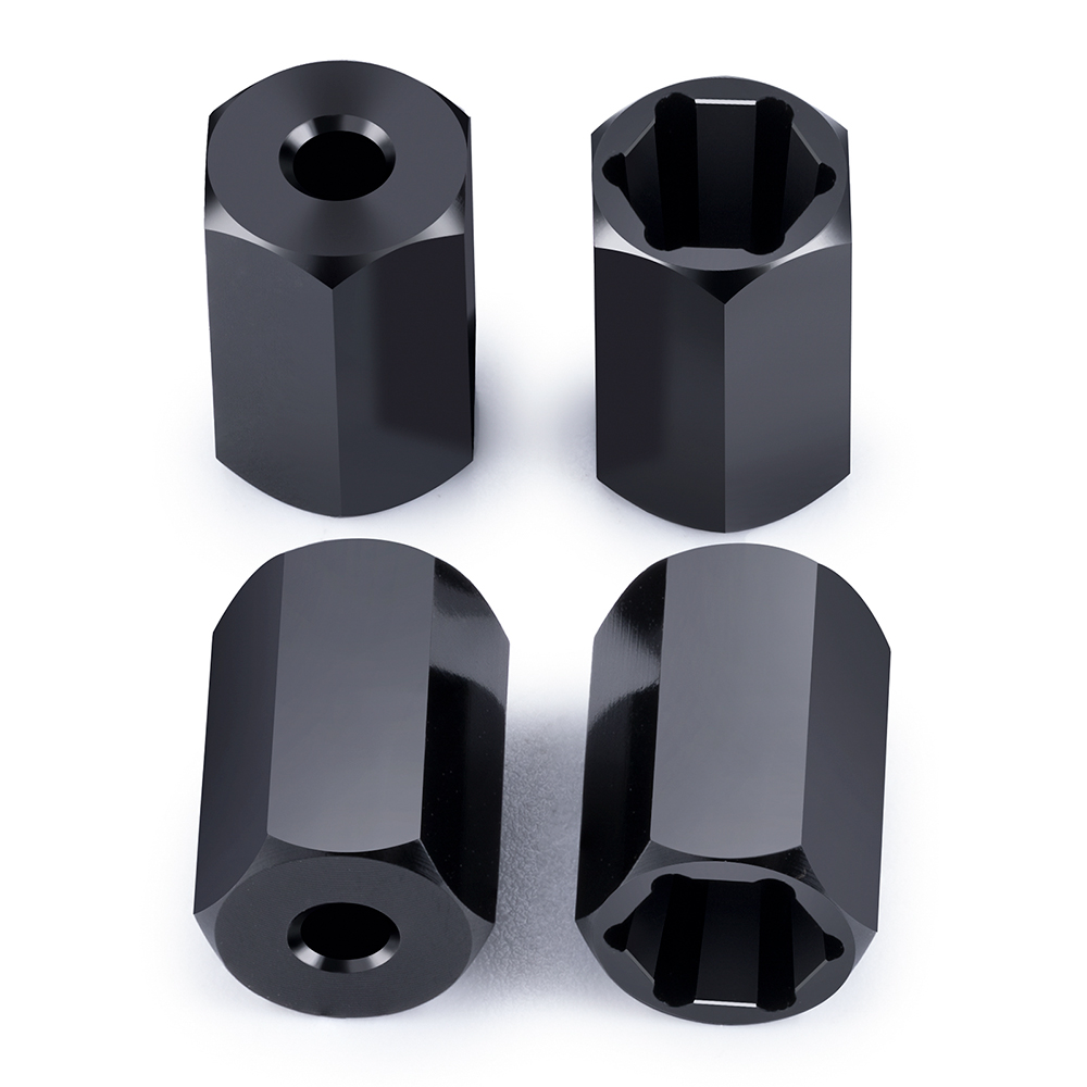 TRINOOD 4Pcs Aluminum Alloy 5m - Wheel Hex Adapter ulasan dan harga
