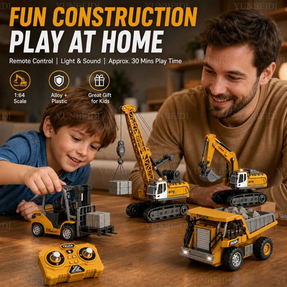 Remote Control Mini Alloy Car  - Rc Excavator Hydraulic ulasan dan harga