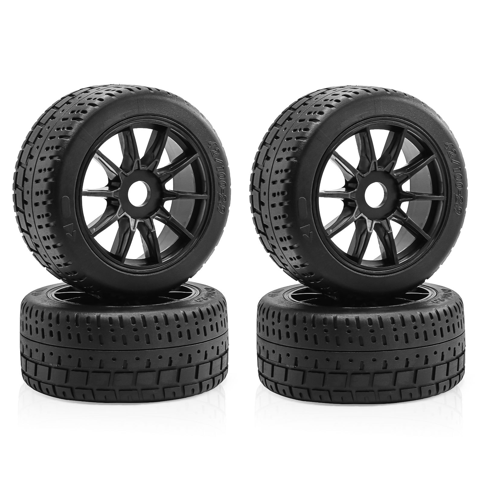 4pcs 100*44mm RC Wheel Rim & T - Rc Tire Foam Insert ulasan dan harga