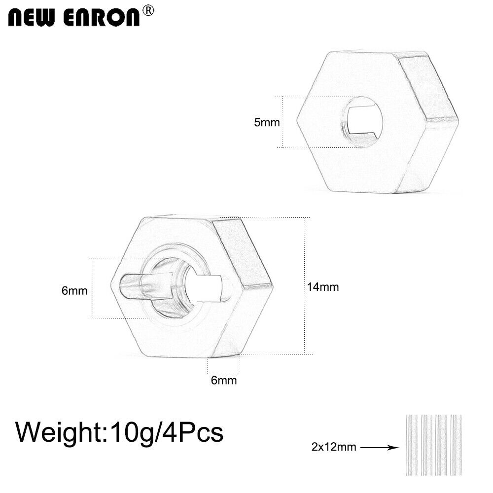 red/blue/black Aluminium 6061  - Wheel Hex Adapter ulasan dan harga